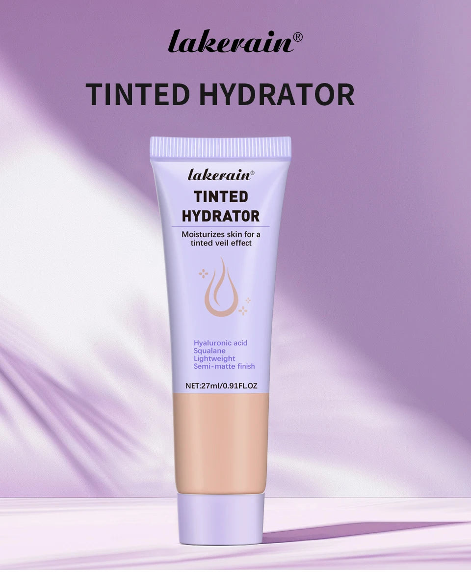 Lakerain Tinted Hydrator Buildable Coverage Intense Moisturizing  Even Skin Tone Semi-matte Finish Makeup Moisturizing Cream