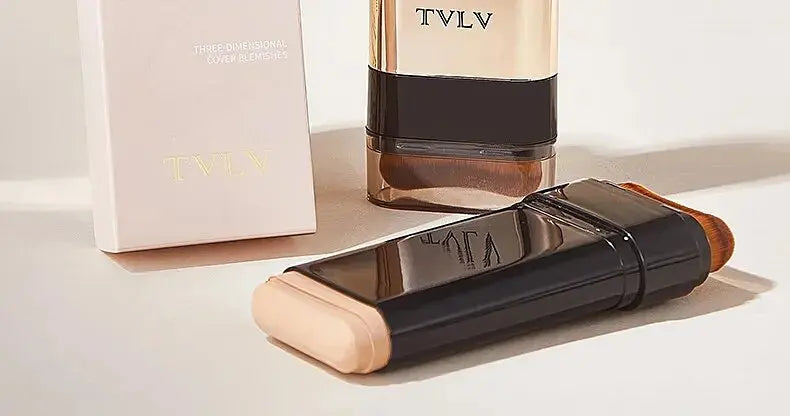 TVLV Skin Tint Stick Long Lasting Lightweight Waterproof Concealer Foundation Cream Flawless Tinted Face Contour Stick Makeup