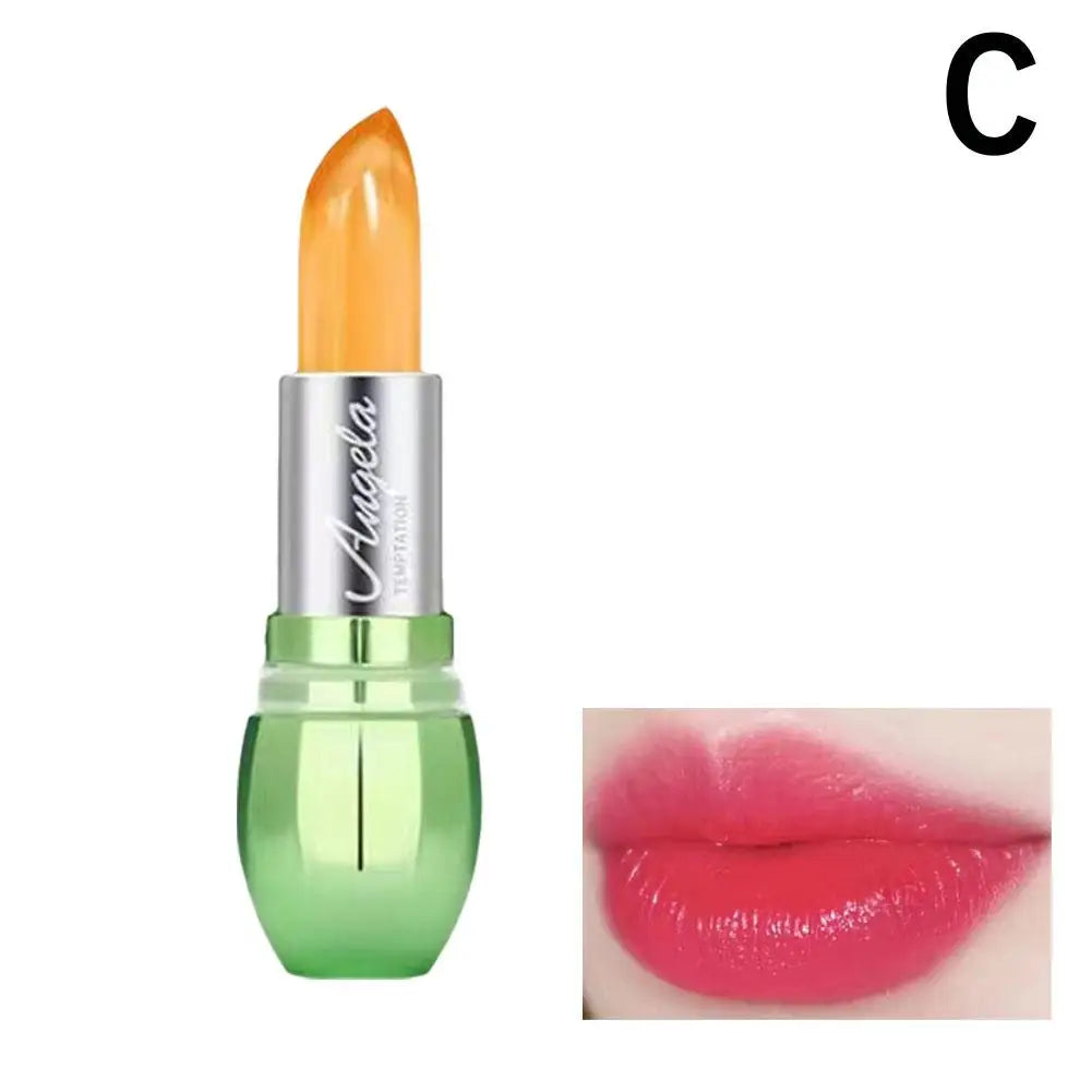 Moisturizing Color-Changing Lipstick - 6 Shades, Temperature-Controlled Natural Tint, Non-Greasy & Hydrating for All Skin Types