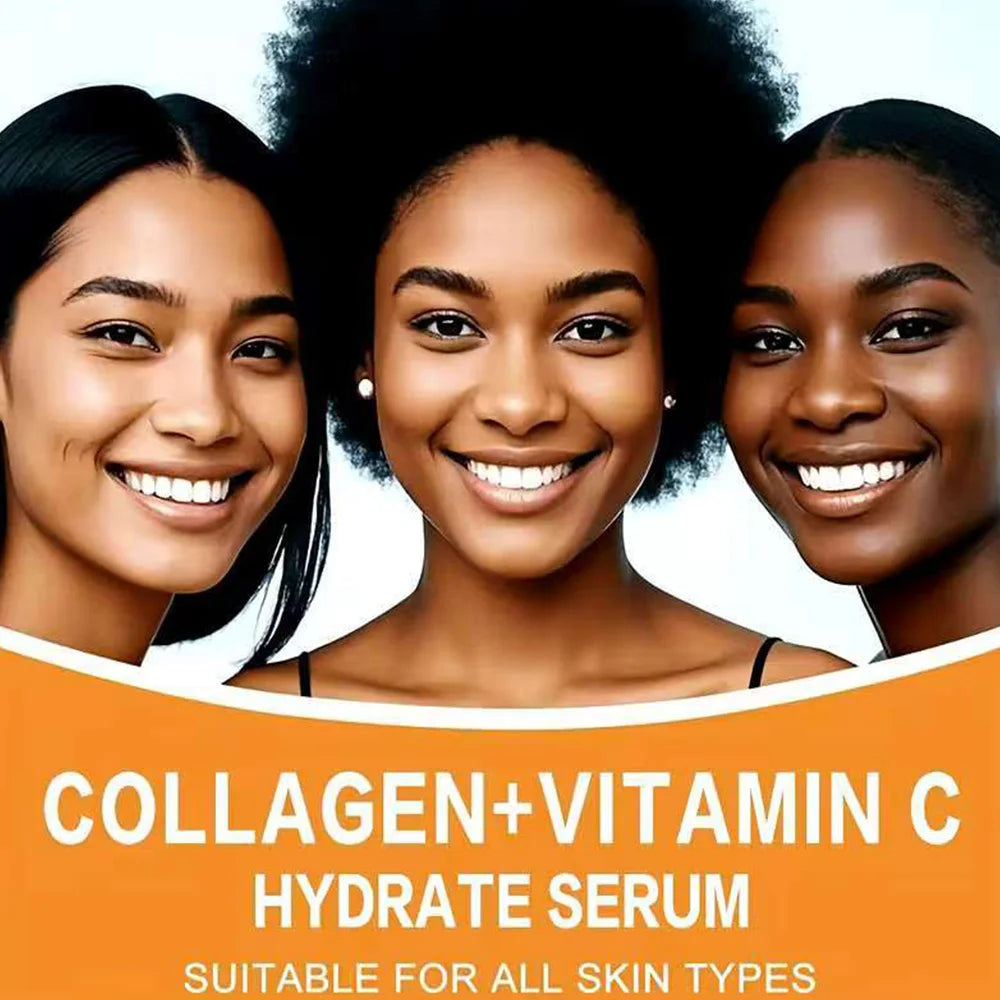 SEYHZE Collagen Vitamin C Essence Liquid 40ml/60ml Day And Night Skincare for Sensitive Dry Skin Oil-Control Moisturizing Anti-A