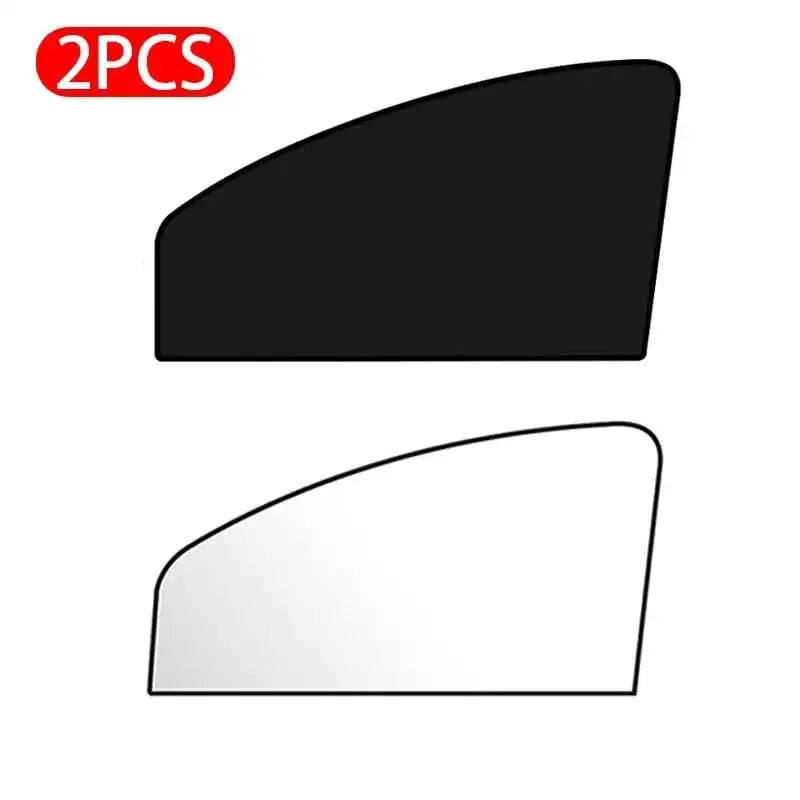 2Pcs Privacy Curtains UV Reflection Anti Glare UV Block Sunshade for Front/Back Window