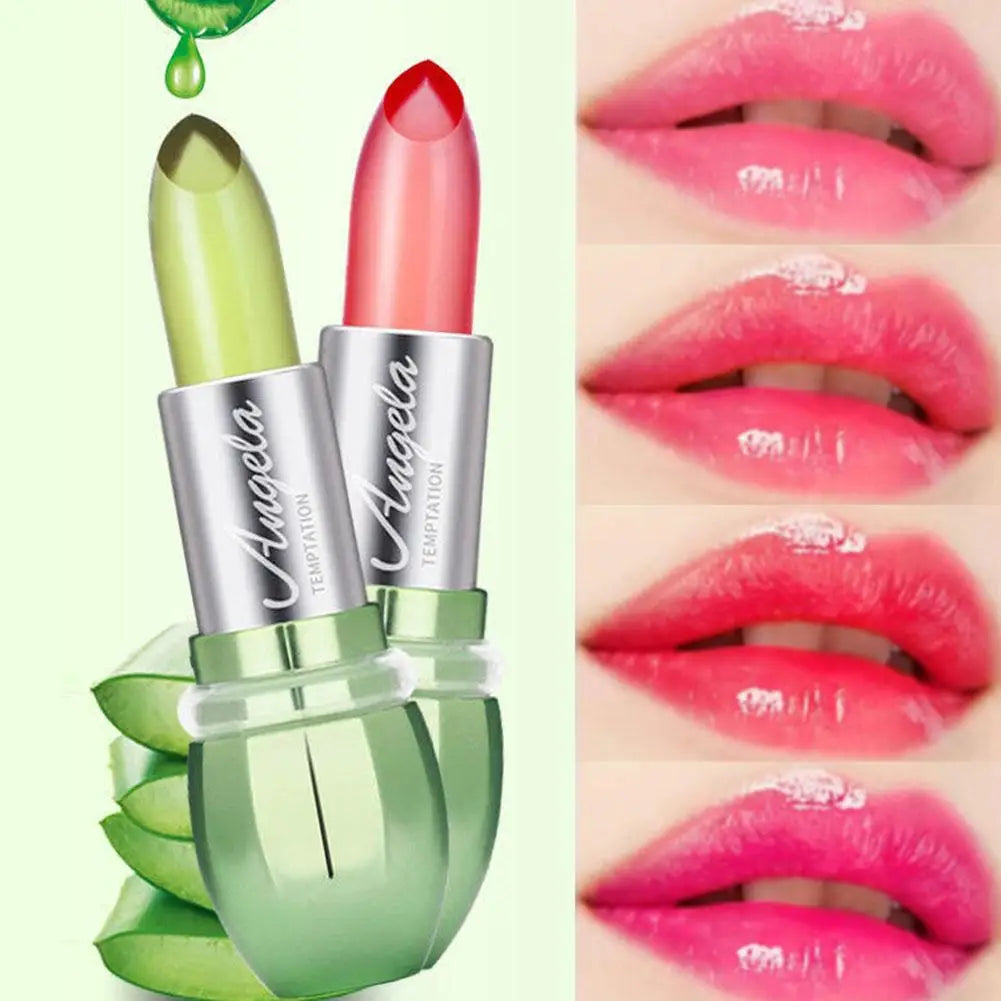 Moisturizing Color-Changing Lipstick - 6 Shades, Temperature-Controlled Natural Tint, Non-Greasy & Hydrating for All Skin Types