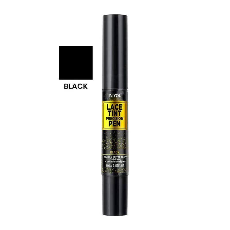 Lace Tint Pen for Wigs Long-Lasting Easy Apply Natural-Looking High Viscosity Hair Tint for All Hair Types