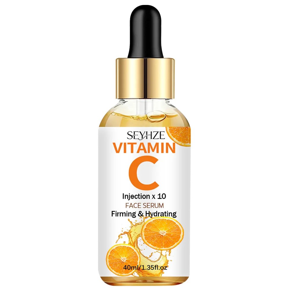 SEYHZE Collagen Vitamin C Essence Liquid 40ml/60ml Day And Night Skincare for Sensitive Dry Skin Oil-Control Moisturizing Anti-A