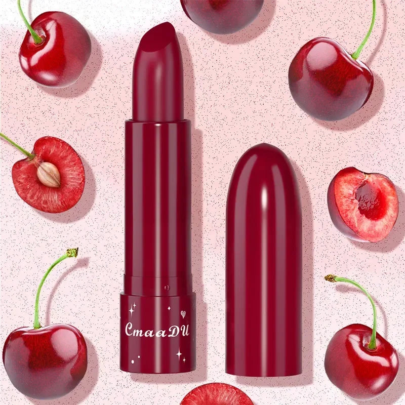 6Color Waterproof Fruit Color Tinted Shine Changing Moisturizing Nourishing Glow Play Lip Balm lipstick Colour Care