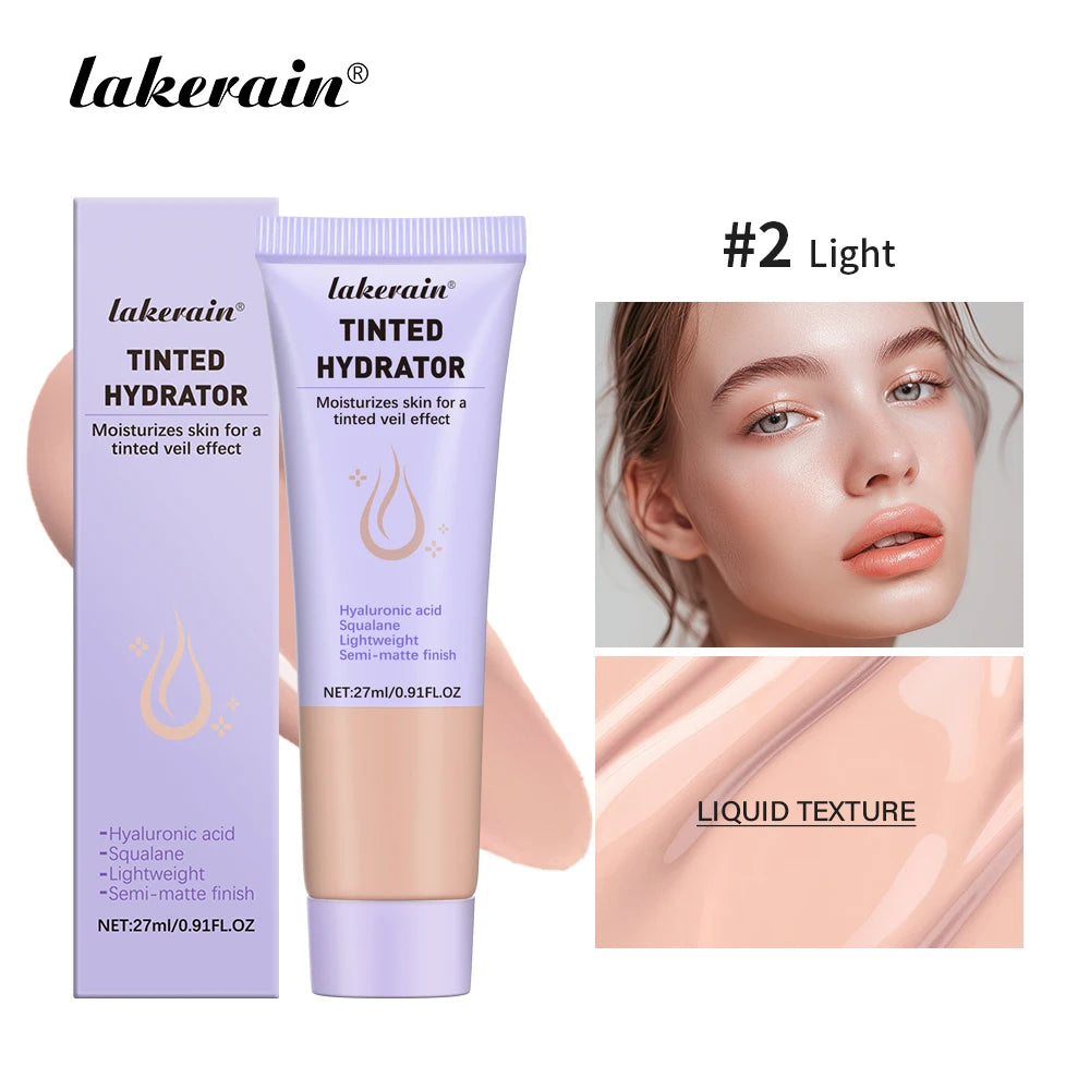 Lakerain Tinted Hydrator Buildable Coverage Intense Moisturizing  Even Skin Tone Semi-matte Finish Makeup Moisturizing Cream