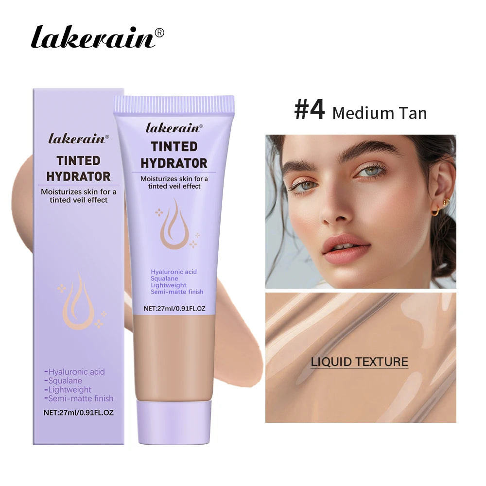 Lakerain Tinted Hydrator Buildable Coverage Intense Moisturizing  Even Skin Tone Semi-matte Finish Makeup Moisturizing Cream