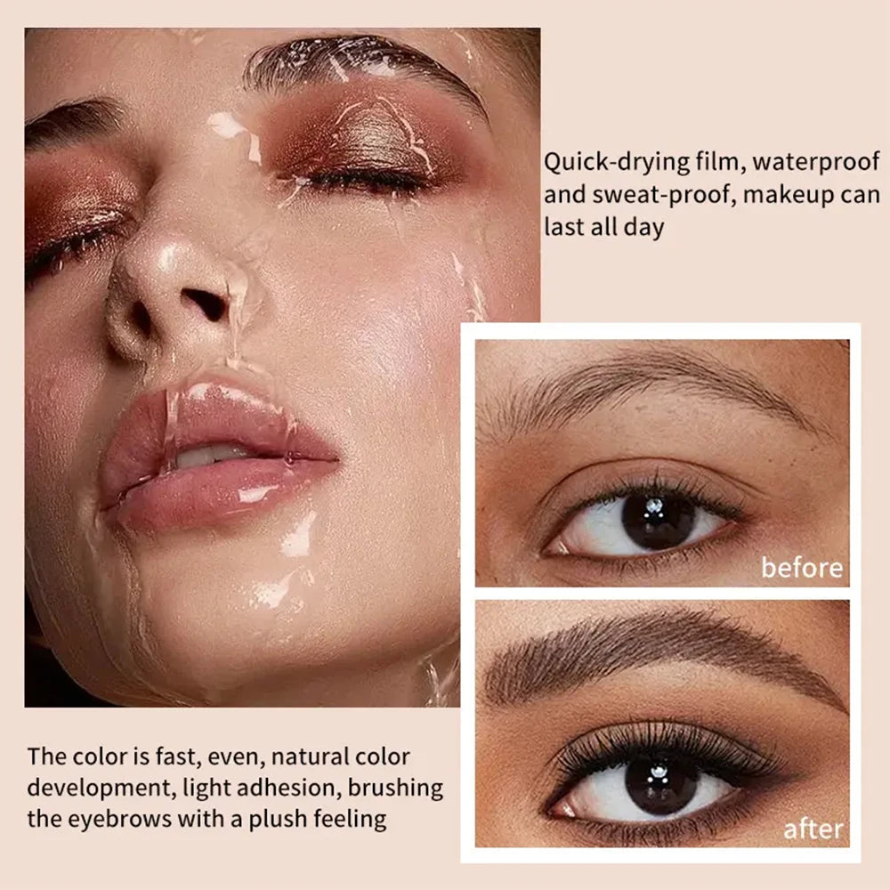 Tinted brow mascara natural 4 color eyebrow tint makeup Long Lasting Waterproof eyelash eyebrow tint dye Enhancers gel cosmetics