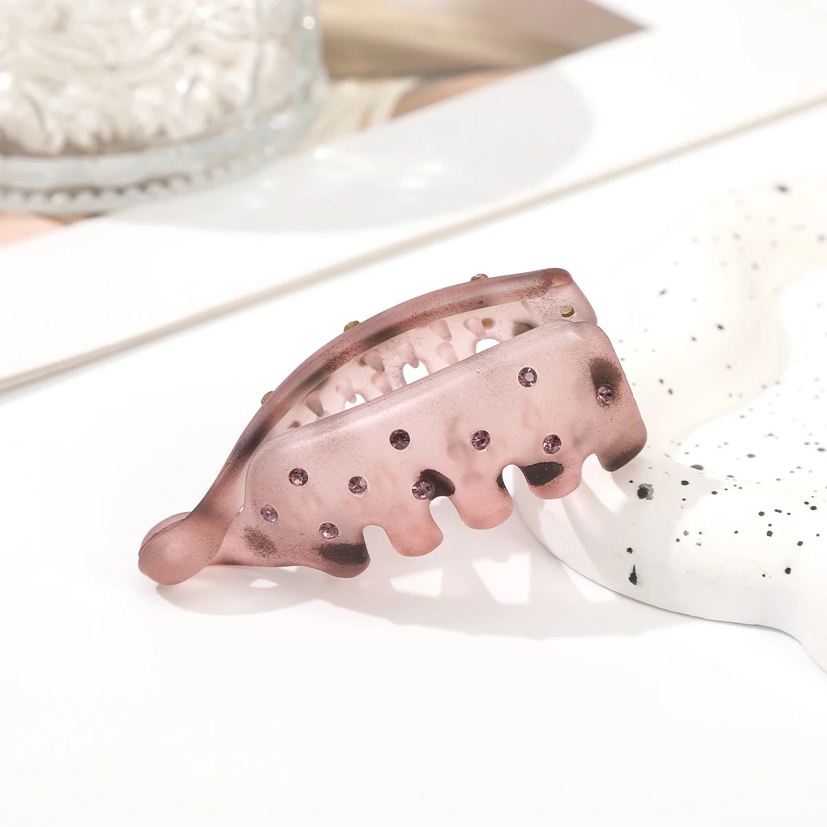 AWAYTR Hair Clips Solid Color Banana Clip Women's Hair Accessories Fashion Ponytail Barrettes Hair Claws Hairpins