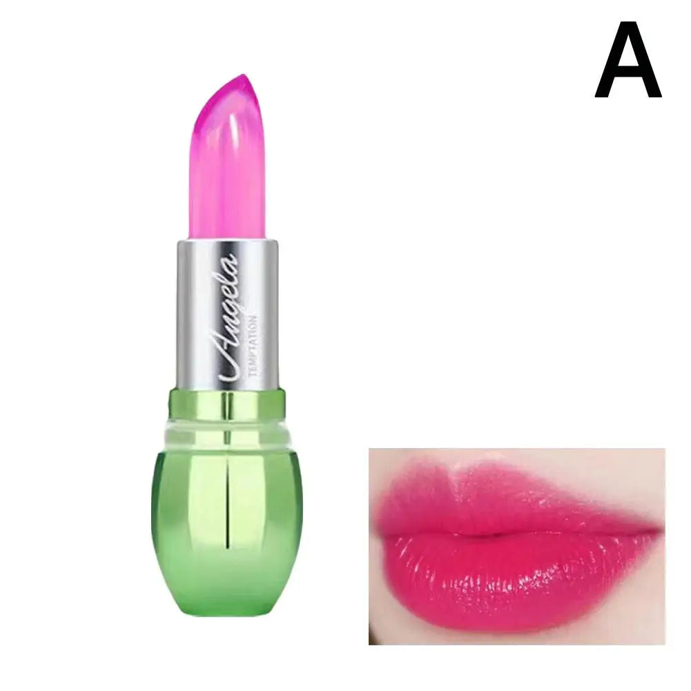 Moisturizing Color-Changing Lipstick - 6 Shades, Temperature-Controlled Natural Tint, Non-Greasy & Hydrating for All Skin Types