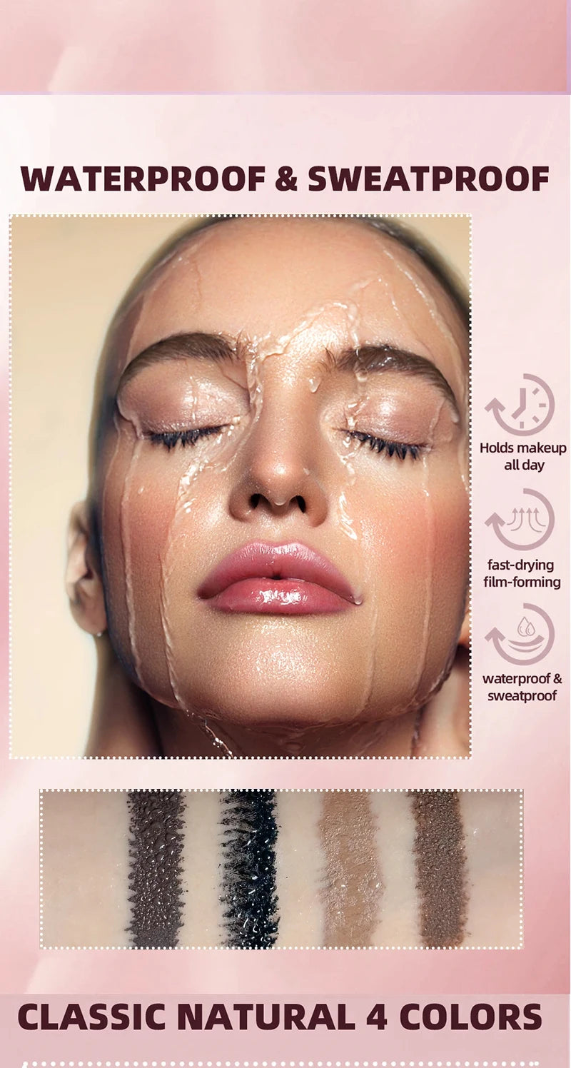 Tinted brow mascara natural 4 color eyebrow tint makeup Long Lasting Waterproof eyelash eyebrow tint dye Enhancers gel cosmetics