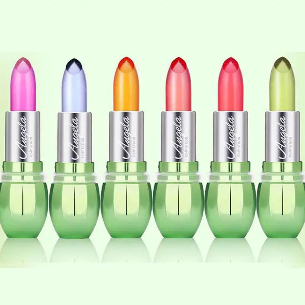 Moisturizing Color-Changing Lipstick - 6 Shades, Temperature-Controlled Natural Tint, Non-Greasy & Hydrating for All Skin Types