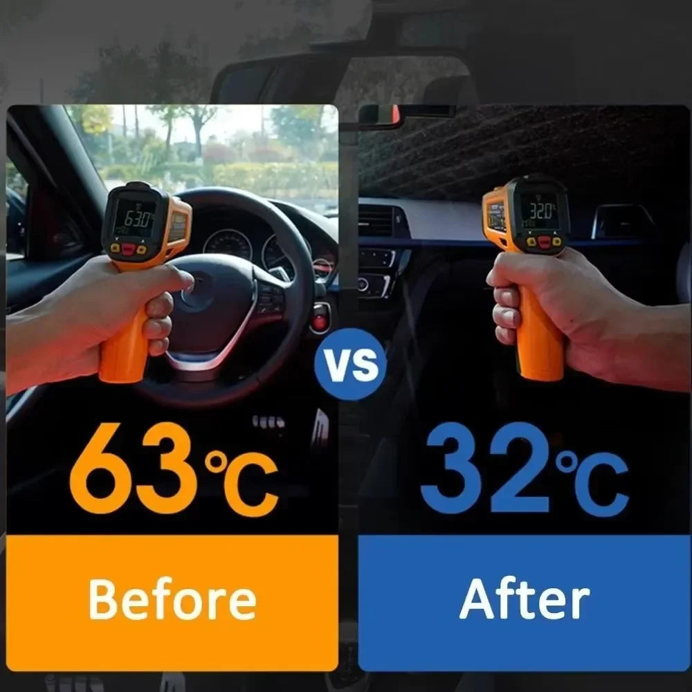 Foldable Car Windshield Sunshade Umbrella, Silver Glue UV Protection Heat Insulation Portable Car Sunscreen Accessory