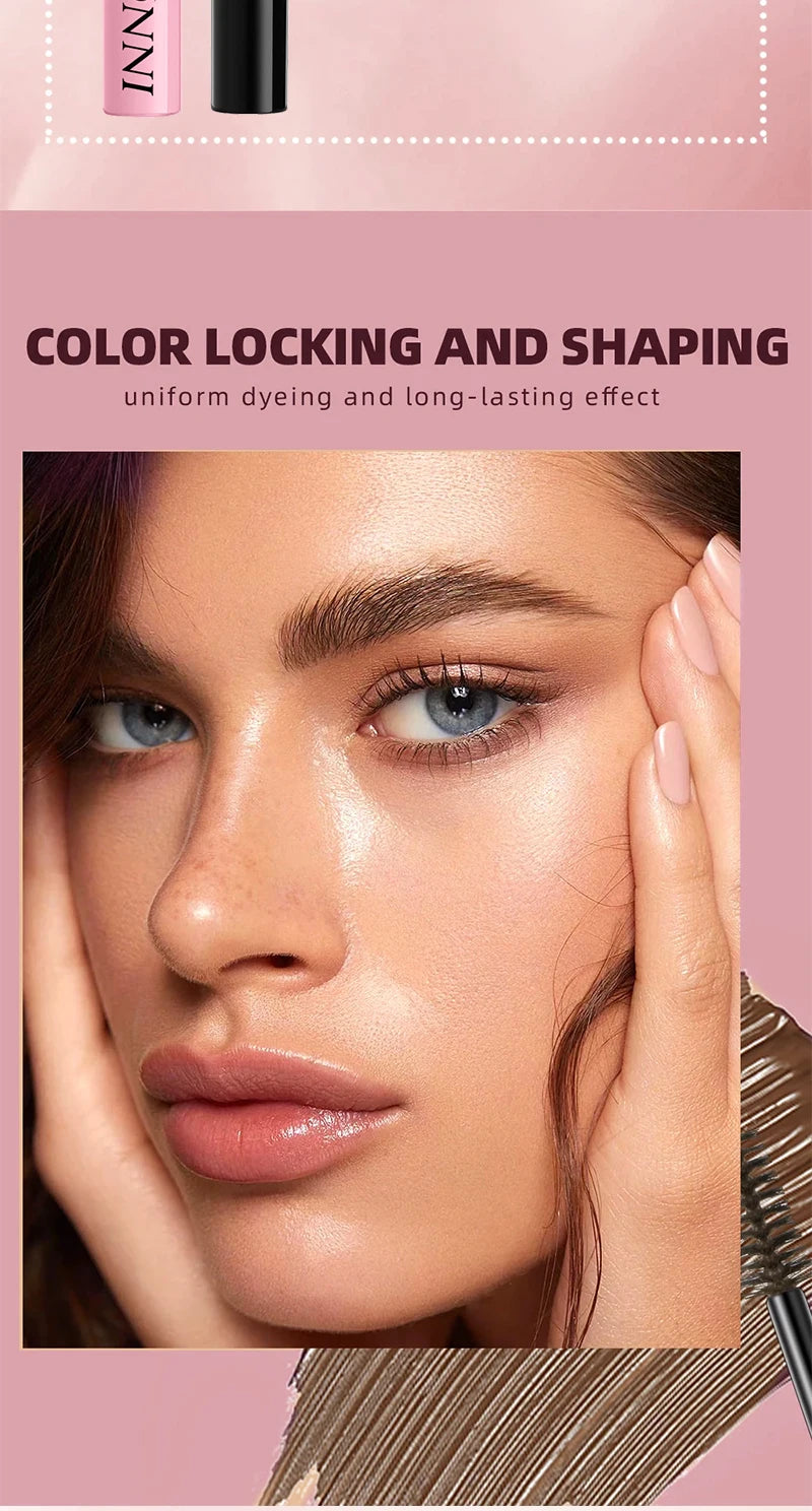 Tinted brow mascara natural 4 color eyebrow tint makeup Long Lasting Waterproof eyelash eyebrow tint dye Enhancers gel cosmetics