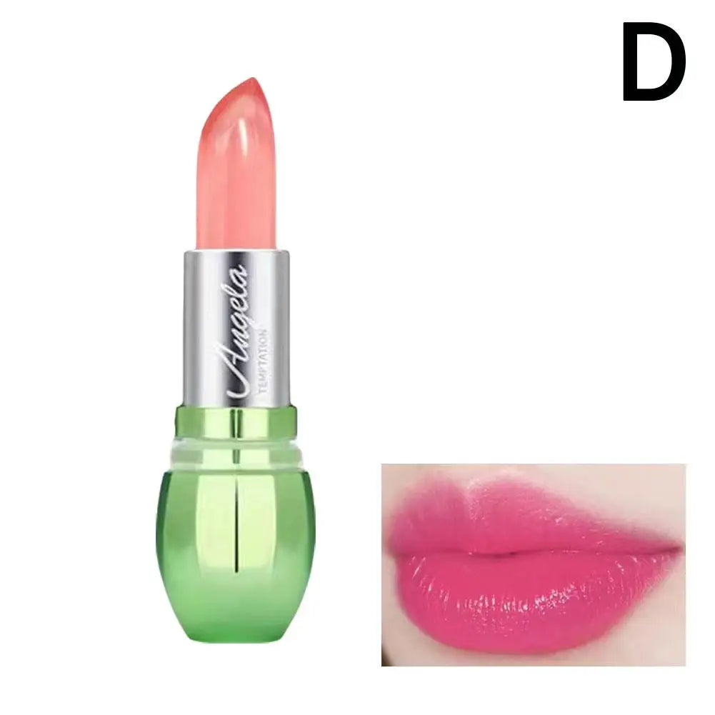 Moisturizing Color-Changing Lipstick - 6 Shades, Temperature-Controlled Natural Tint, Non-Greasy & Hydrating for All Skin Types