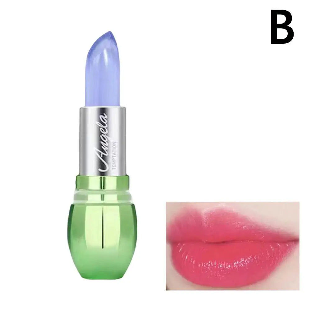 Moisturizing Color-Changing Lipstick - 6 Shades, Temperature-Controlled Natural Tint, Non-Greasy & Hydrating for All Skin Types